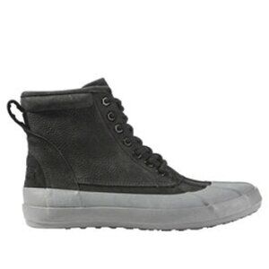 L.L. Bean Women's Bar Harbor Sneaker Duck Boot, Black, Size 8 M